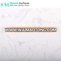 White-based Artificial Quartz Stone Slabs with Veins at a Low Price