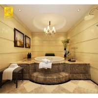 Cheap Stone Bathtub Natural Freestanding Round Marble Bathtub for Bathhouse