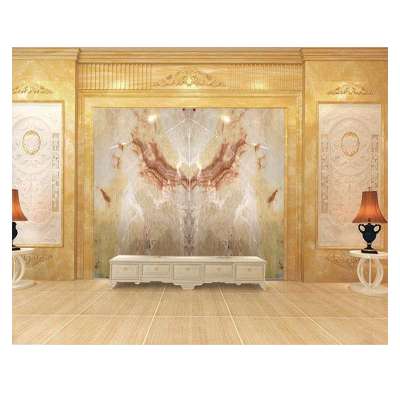 Project wall panel tiles honey onyx slab