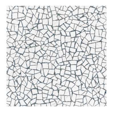 White color antique bathroom non slip porcellanato tiles 3D inkjet print ceramic glazed terrazzo tile