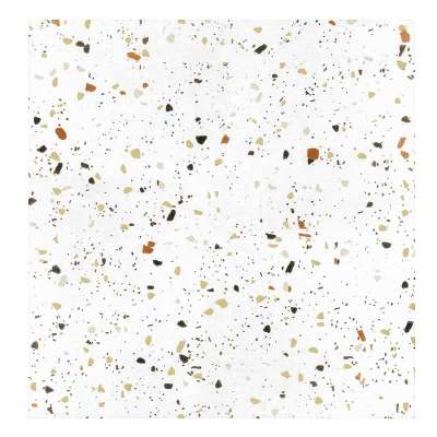 China Factory manufacturer White Volakas 600x600mm terrazzo ceramic tile flooring prices