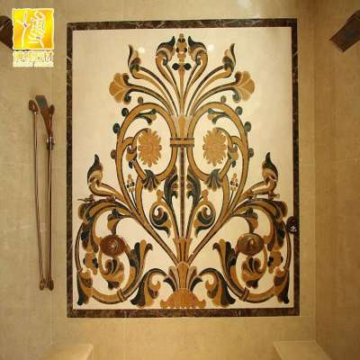 Turkey polished marble medallion wall for sale