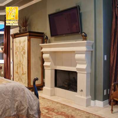 Hot sale Artifical stone house decorate fireplace