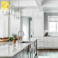 Polished pure white natural quartz countertops