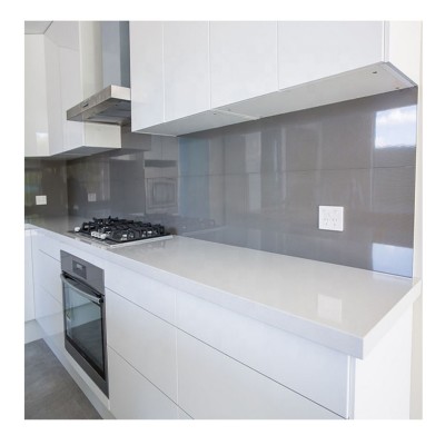 Matching kitchen cabinets laminated edge  quartz countertops