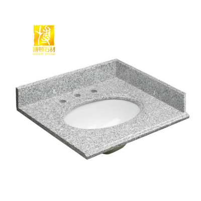 Hot selling product Hotel Vanity Top Prefab Slab Granite Bathroom Vanity