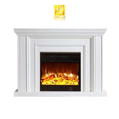 Modern Outdoor White Marble Fireplace Surround Marble Fire Place